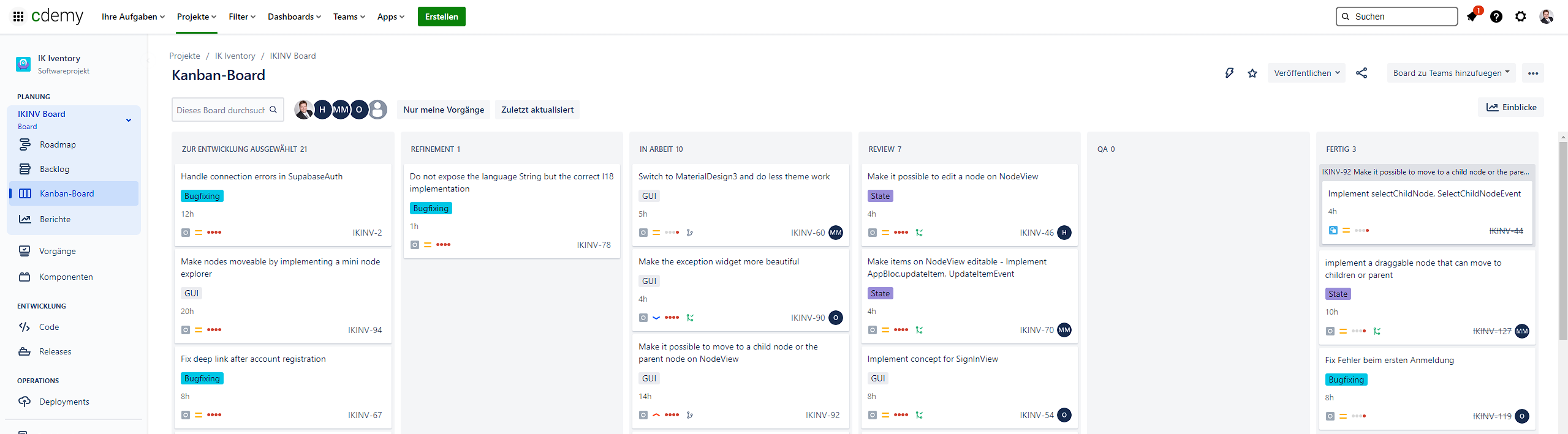 Projektmanagement mit JIRA